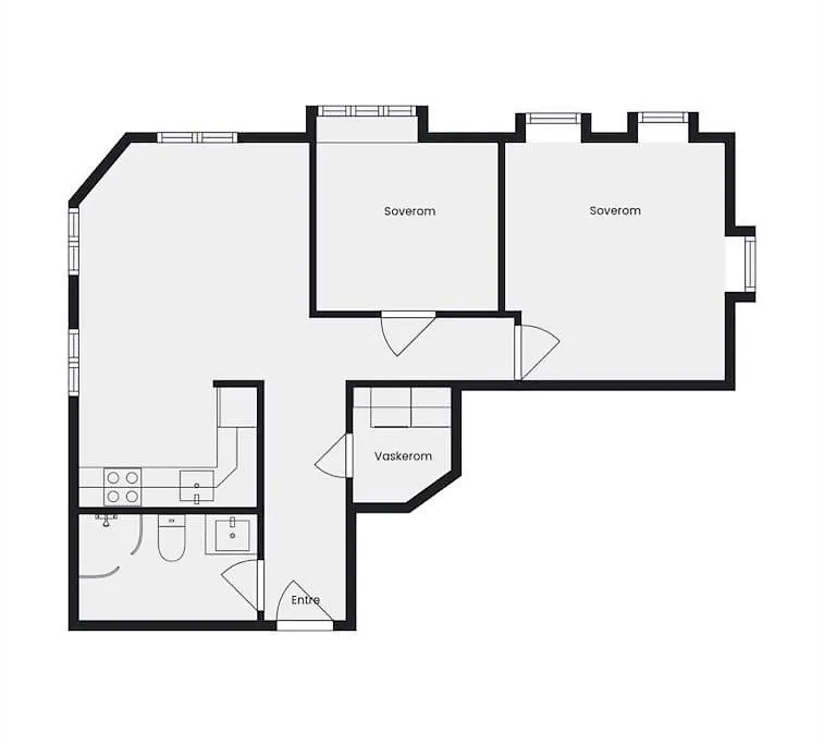 Modern Apartment With Panoramic View In Central Bergen 0*,