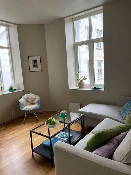Modern Apartment With Panoramic View In Central Bergen
